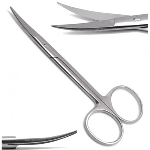Tijeras Quirúrgicas Manuales de Acero Inoxidable de 145 mm, Alta Calidad, Esterilizadas a Alta Temperatura, Certificación CE, Uso Hospitalario para Otorrinolaringología - Product Image 3