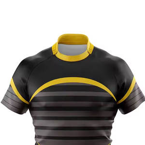 Vente en gros de maillot de rugby de haute qualité, vêtements de football légers et respirants, meilleure chemise de rugby de sport imprimée par sublimation de grande taille - Product Image 3