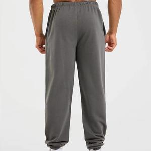 Servicio OEM logotipo personalizado hombres Joggers holgados y de gran tamaño Streetwear con función antiarrugas Casual hombres llano Jogger pantalón - Product Image 3