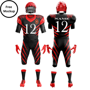 Uniforme personnalisé de football américain Ensemble maillot et pantalon respirants Uniforme de football sublimé pour équipes et entraînement - Product Image 6