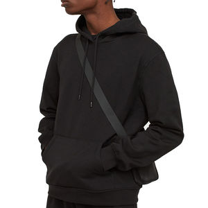 À la mode hommes pull à capuche personnalisé brodé Logo Streetwear tenue décontractée hiver chaud épais polaire 100% coton respirant - Product Image 1