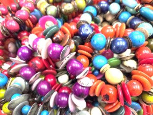 Handmade Tagua <b>Beaded</b> <b>Bracelet</b>-Eco-Friendly Fashion Jewelry with Vegetable Ivory Round Beads and Disc Pieces Perfect Gift - Product Image 2