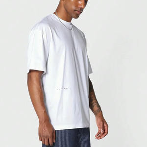 Logo personnalisé T-Shirt unisexe à manches courtes en coton T-Shirt pour hommes été décontracté uni vierge T-Shirt OEM ODM tissu respirant - Product Image 2