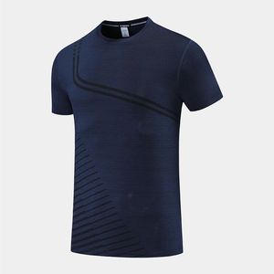 Nouveau T-shirt athlétique à manches courtes pour homme de haute qualité en tissu peigné à séchage rapide, grandes tailles - Product Image 3