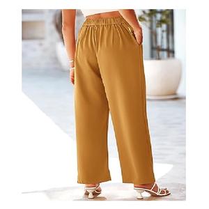 Pantalones de Verano para Mujer, 100% Algodón, Transpirables, Ecológicos, Cómodos, Estilo Casual, Cintura Media, Secado Rápido, Impermeables, de Fábrica, Más Vendidos - Product Image 2