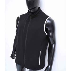 Vente en gros 100% coton sans manches polaire gilet pour hommes respirant extérieur hiver chaud gilet fermeture éclair logo personnalisé conceptions pour - Product Image 5