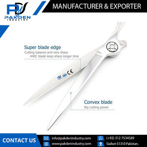 Ciseaux de coiffure professionnels en acier inoxydable de qualité supérieure sur mesure pour le prix d'utilisation de beauté - Product Image 4