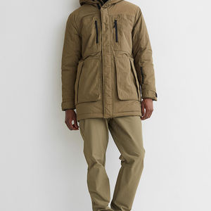 Veste d'hiver pour hommes sur mesure en gros Design élégant de bulle d'air avec capuche coupe-vent chaude et à la mode - Product Image 2