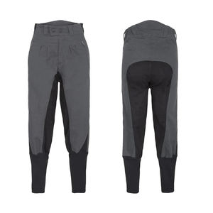 Ropa ecuestre de alta elasticidad, mallas de montar marrones impermeables duraderas para mujer, pantalones de Jockey transpirables con cintura elástica - Product Image 1