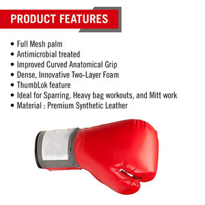 Guantes de Boxeo Personalizados OEM 2025 con Material de Cuero Cómodo, Antideslizantes y Ligeros, Diseño de Logotipo Personalizado Disponible - Product Image 3