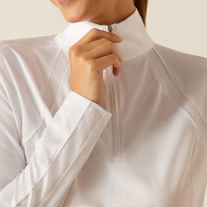 เสื้อขี่ม้าแขนเต็มมีซิปเสื้อนักขี่ม้าเสื้อนักขี่ม้าแบบมีซิปด้านบนยืดได้ตามต้องการ - Product Image 4