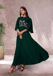 Conjunto de vestido de rayón indio para mujer al por mayor, elegantes vestidos de novia y de fiesta para mujer, elegante vestido de baile étnico, ropa de moda - Product Image 3