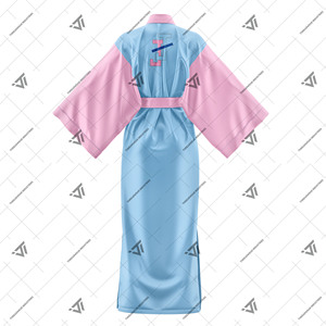 ชุดคลุมกิโมโนผ้าไหมปักลายแจ็คแอนด์จิลออฟอเมริกาชุดใส่นอนของใช้ในงานตามสั่งชุดกรีก - Product Image 2