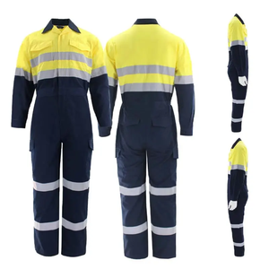 Uniformes de Trabajo Personalizados Unisex para Soldadores, Resistentes al Calor y al Fuego, de Poliéster de Alta Visibilidad, Gruesos y Duraderos - Product Image 6