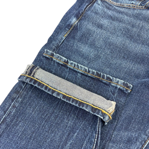 Vêtements pour hommes de marque, coupe droite |   Adoucissant |   100% coton |   Taille mi-haute |   Design patchwork |   Pantalons décontractés tendance |   Étiquettes prêtes à l'emploi |   Haute qualité - Product Image 4