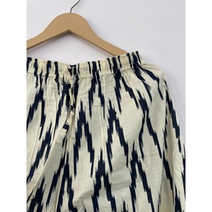 Venta al por mayor 100% camisa unisex de algodón con pantalón estampado geométrico trajes de noche ropa de dormir Pjs conjuntos de pijama largos cómodos para mujer - Product Image 5