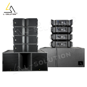 Hot bán kép 18 inch loa siêu trầm dòng mảng Loa hệ thống khuếch đại công suất sân khấu chuyên nghiệp âm nhạc DJ Loa thiết lập hệ thống - Product Image 4