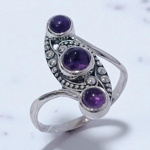 Bagues de pierres précieuses en pierre de lune arc-en-ciel en argent sterling 925 Design fait à la main Bijoux fins Bagues en gros en vrac - Product Image 4