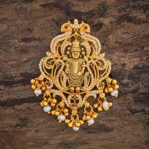 จี้พระเครื่องเงิน 179582 โรสโกลด์ แพลตตินัม เครื่องประดับทางศาสนา เพชร ชุบโรเดียม ลายตัวเลข ผลิตในอินเดีย - Product Image 2