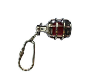Porte-clés LANTERNE en laiton-Porte-clés nautique marin à collectionner Porte-clés nautique en laiton - Product Image 5