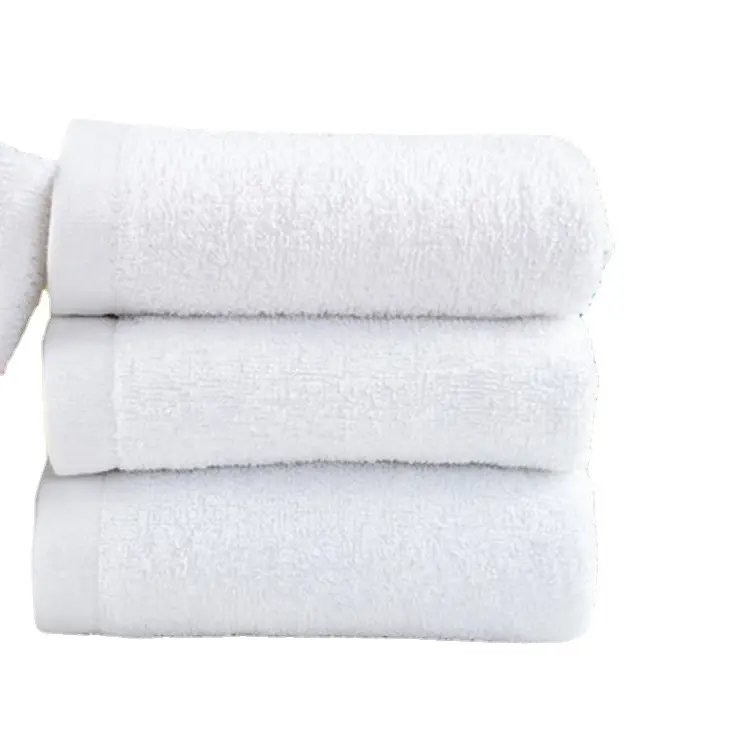 BT63 कढ़ाई कपास सफेद और काला होटल स्नान लक्जरी कस्टम तौलिया तौलिए का उपहार सेट