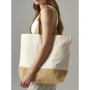 Set de Regalo Empresarial Sostenible, Bolsa de Compras de Yute con Base de Lona, Bolsa Ecológica para Merchandising - Product Image 4