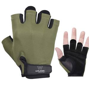 Wolson Industry Nuevo guante de entrenamiento de gimnasio de levantamiento de pesas para hombres y mujeres, guante parcial solo para los puntos de callos, ideal para Weightlif - Product Image 1