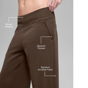 Cozy <b>Women</b> Fleece Sweatpants High Waist <b>Loose</b> Fit Joggers Warm Winter Lounge Pants Custom Logo OEM Wholesale Casual <b>Trousers</b> - Product Image 4