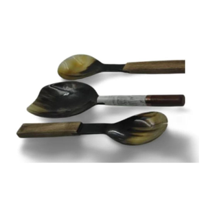 ช้อนทำจากกระดูกเขาควาย เป็นมิตรกับสิ่งแวดล้อม ผลิตด้วยมือ ดีไซน์ทันสมัย ใช้ในบ้านและร้านอาหาร ราคาดีที่สุดจากอินเดีย แบรนด์งานฝีมือ Tayyab - Product Image 4