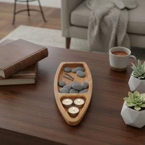 Bandeja Decorativa Elegante en Forma de Barco, Dividida, con Acabado Natural Pulido y Hecha a Mano, Precio Más Bajo para Clientes al por Mayor - Product Image 5