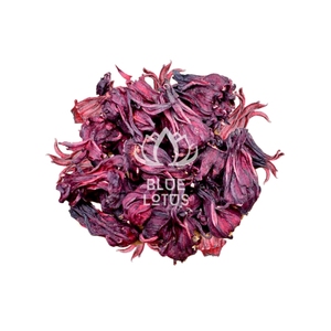 Flores de hibisco secas Premium DISPONIBLES para jugos sabrosos y polvos de hierbas, que fomentan la hidratación adecuada y la calidad del sueño - Product Image 1