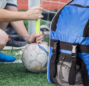 Youth Unisex Outdoor Sports Soccer <b>Backpack</b> Waterproof Polyester High Quality <b>Training</b> Football <b>Backpack</b> Interior Compartment - Product Image 6