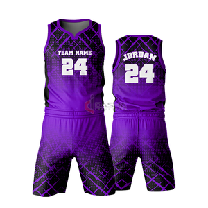 Uniforme de basket-ball d'été personnalisé de haute qualité pour hommes Nouveau design Vêtements de sport respirants Ensembles d'illusion sublimés pour adultes - Product Image 6