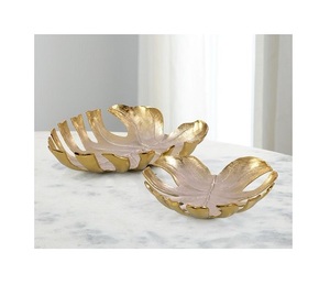 Tazón de Dulces de Aluminio con Forma de Hoja, Calidad Premium, Tamaño Personalizado, Tazón para Servir Frutas para Proveedor Mayorista - Product Image 2