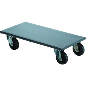 Heavy Duty <b>Transport</b> Trolley 250 Kg Capacity 100 mm Wheels Solid Rubber Anti-Slip Coating 600 X 300 mm Platform - Product Image 1