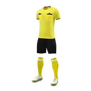 Uniforme de Árbitro de Fútbol Profesional al por Mayor, Camiseta de Malla Lisa para Árbitro de Fútbol, Uniforme Azul para Árbitro de Fútbol - Product Image 4