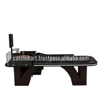 Mesa de ruleta de panteón negra moderna, calidad de Casino profesional, sin sistema de rueda, hecha en la India