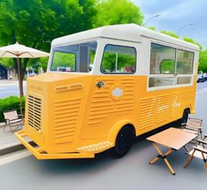 Chariot alimentaire en fibre de verre de style latin avec plaque chauffante au propane et bar à salsa pour la vente de tacos, churros et elotes en ambulant - Product Image 1