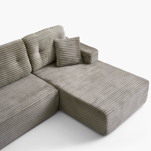 Nuevo Sofá Seccional en Forma de L, Popular en 2026, con Envío Directo, Relleno de Esponja Comprimida, para Apartamentos y Villas, el Más Vendido de Wayfairr - Product Image 3