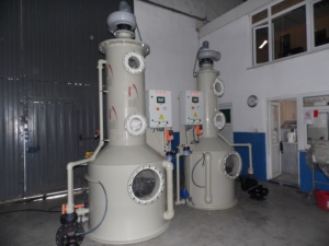 Depurador de Gas Cloruro AKTIFPAK CLS de Alta Calidad, Maquinaria Industrial para Purificación de Gases Residuales, 98% de Eficiencia, Bomba, Motor, Caja de Engranajes - Product Image 4