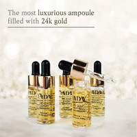 Set de Ampollas de Extracto de Ginseng de Lujo con Oro 24K Layday, Glutatión, Vitamina C, Cuidado de la Piel Coreano, Belleza, Antiarrugas, Colágeno, Blanqueamiento