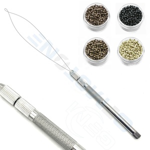 Hair Extension Loop <b>Tool</b> for Micro Beads & Nano Rings – Stainless Steel Pulling Needle <b>Hook</b> for Hair Extensions Installation - Product Image 6