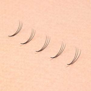 Pestañas Premade en Abanico Glam W Lash 0.07, Fibras de Seda PBT Coreanas de Alta Calidad, Curvatura CC, Longitudes 7mm y 25mm, Longitudes Mixtas Disponibles - Product Image 5