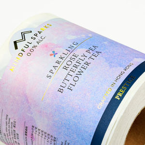 Ontwerp van <span class=keywords><strong>logo</strong></span>'s voor eigen cosmeticamerken, glanzende vinyl stickerdruk, verpakkingslabels voor huidverzorgingsproducten - Product Image 6