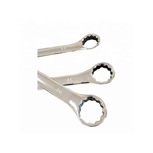 Juego de herramientas manuales de acero al cromo vanadio de 46 mm de calidad Superior, combinación de acabado satinado mate, llave inglesa, caja de embalaje OEM - Product Image 4