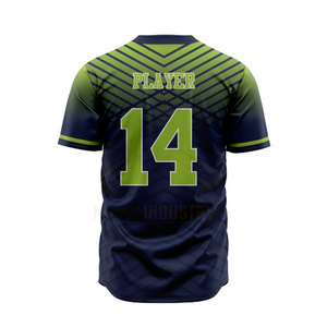 ชุดเบสบอลขายดี ระบายอากาศได้ดี ไซส์ใหญ่ น้ำหนักเบา ผลิตจากโพลีเอสเตอร์ 100% สำหรับทีมมืออาชีพ รับสั่งทำโลโก้และสี - Product Image 5