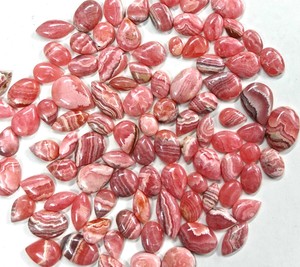 Rhodochrosite naturelle prix de gros mélange forme taille pour bagues pendentifs bijoux à la main Rhodochrosite poli en vrac Lot - Product Image 3