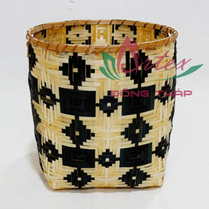 Collection Tendance : Ensemble de 3 Paniers en Bambou au Design Moderne – Meilleures Ventes, Écologiques, Tressés à la Main, pour Rangement, Linge et Mariages - Product Image 4