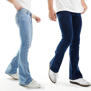 Venta al por mayor de alta calidad mejor precio personalizado fabricantes Flare Jeans Hombres - Product Image 6