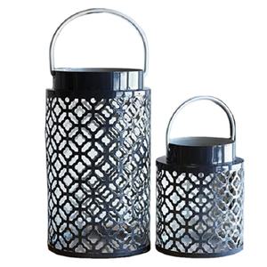 Candelabro metálico de diseño antiguo, farol l para jardín, balcón, interior y exterior, decoración de boda - Product Image 4